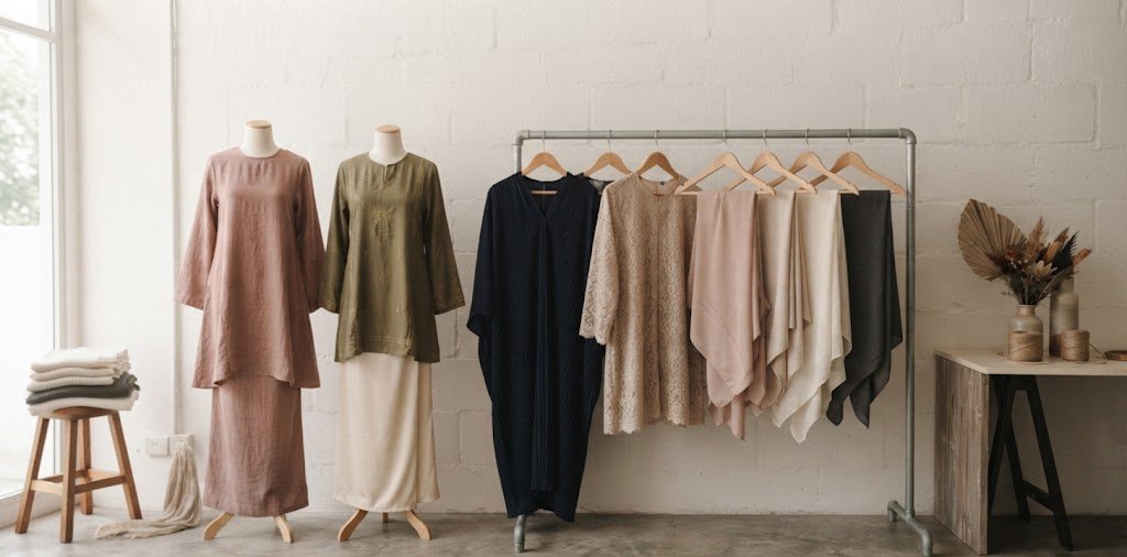 Modest and occasion wear including kurung and tunics